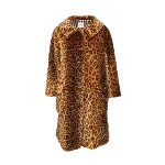 Brown Wool Moschino Coat