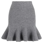 Grey Wool Jil Sander Skirt