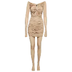 Beige Fabric Alex Perry Dress