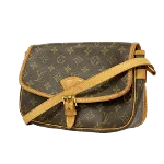 Brown Fabric Louis Vuitton Sologne