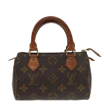 Brown Canvas Louis Vuitton Speedy