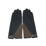 Brown Leather Hermès Gloves