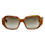 Brown Plastic Louis Vuitton Sunglasses