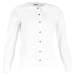 White Cotton Ganni Shirt