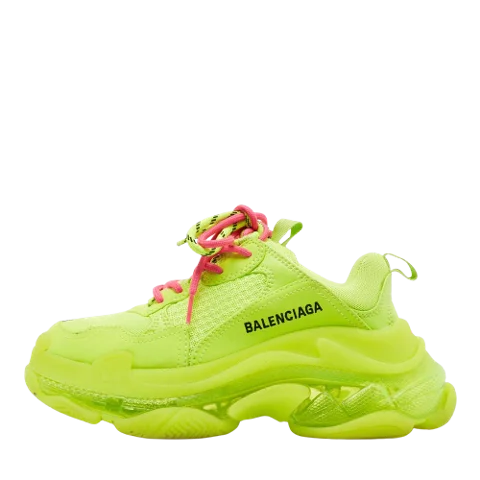 Green Fabric Balenciaga Sneakers