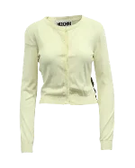 Beige Knit Moschino Cardigans