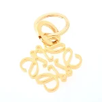 Gold Metal Loewe Key Chain