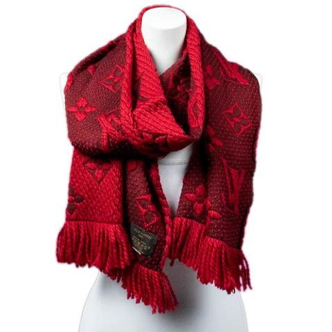 Red Other Louis Vuitton Scarf