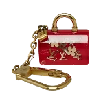 Red Plastic Louis Vuitton Charm