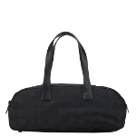 Black Canvas Chanel Handbag