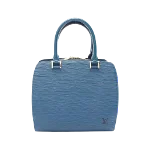 Blue Leather Louis Vuitton Pont Neuf