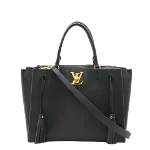 Black Leather Louis Vuitton MyLockMe