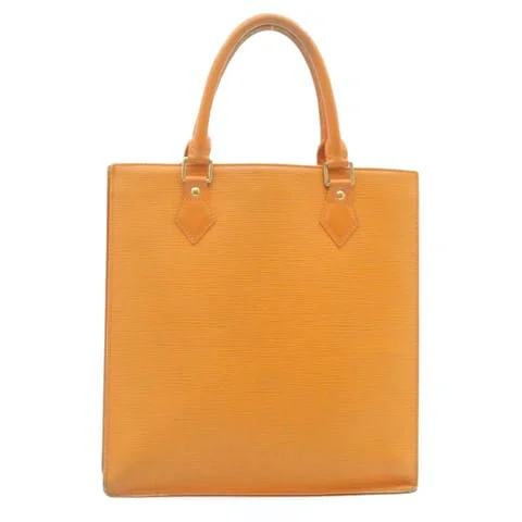 Orange Leather Louis Vuitton Sac Plat