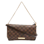 Brown Coated canvas Louis Vuitton Favorite