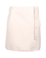 Pink Leather Hermes Skirt
