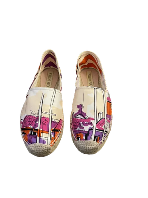 Multicolor Canvas Emilio Pucci Sandals