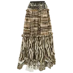 Multicolor Fabric Just Cavalli Skirt