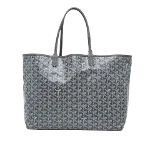 Grey Fabric Goyard St Louis Tote