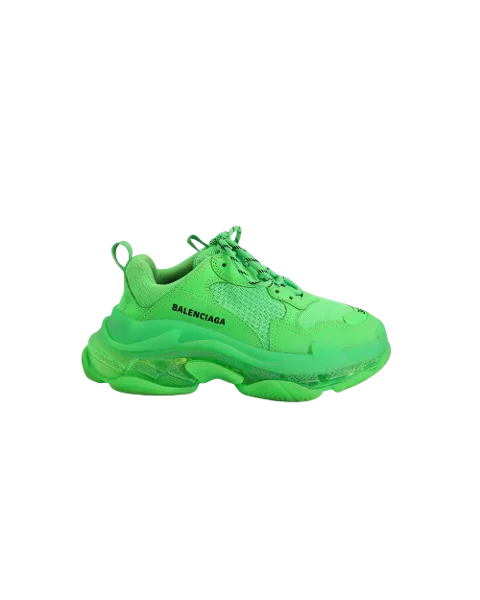 Green Polyester Balenciaga Sneakers