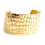 Gold Fabric Kenneth Jay Lane Bracelet