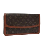 Brown Canvas Louis Vuitton Pochette Dame