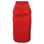 Red Wool Giambattista Valli Skirt