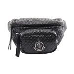 Black Canvas Moncler Crossbody Bag