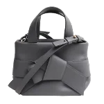 Grey Leather Acne Studios Tote