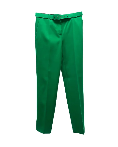 Green Polyester Givenchy Pants