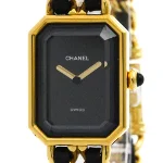 Black Stainless Steel Chanel Watch