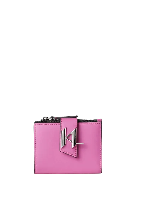 Pink Leather Karl Lagerfeld Wallet