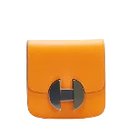 Orange Leather Hermès Wallet