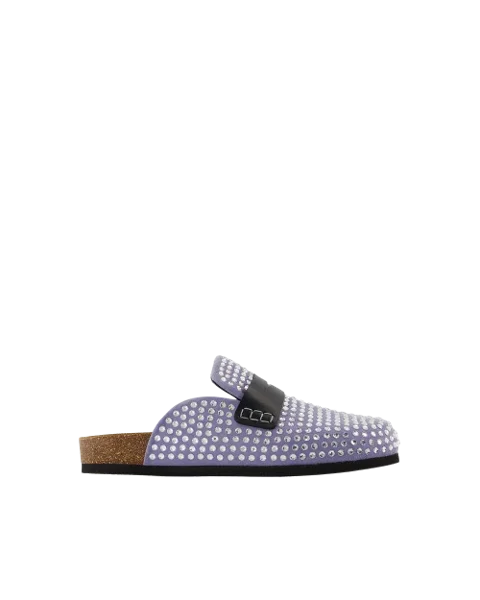 Purple Leather JW Anderson Mules