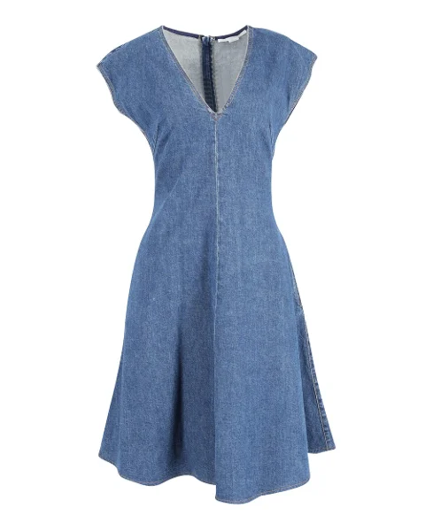 Blue Cotton Stella Mccartney Dress