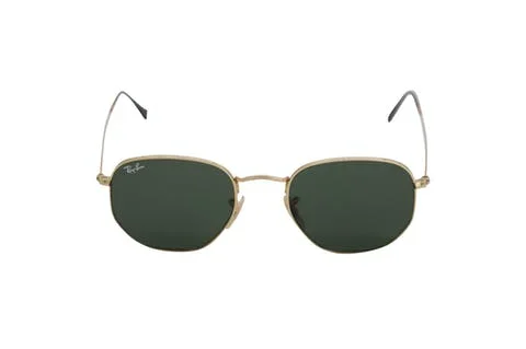 Green Metal Ray-Ban Sunglasses