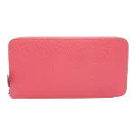 Pink Leather Hermès Wallet