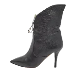 Black Leather Aquazzura Boots