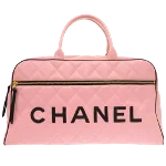 Pink Leather Chanel Handbag