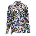 Multicolor Silk Versace Shirt