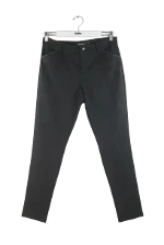 Black Cotton Ralph Lauren Pants