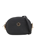 Black Canvas Michael Kors Crossbody Bag