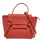 Orange Leather Celine Handbag