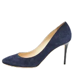 Navy Suede Jimmy Choo Heels