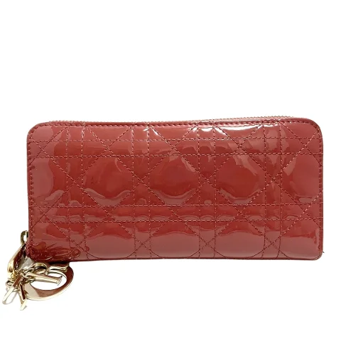 Red Leather Dior Wallet