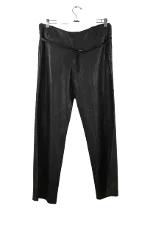 Black Leather Hermès Pants