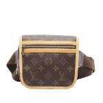 Brown Canvas Louis Vuitton Belt Bags