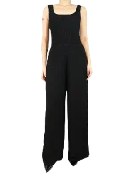 Black Nylon Theory Jumpsuit