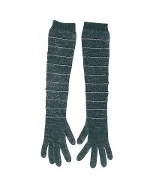 Green Wool Prada Gloves
