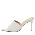 White Leather Gianvito Rossi Mules