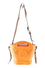 Orange Fabric Lanvin Shoulder Bag